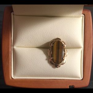 Kendra Scott Single Emery Stud in Tigers Eye